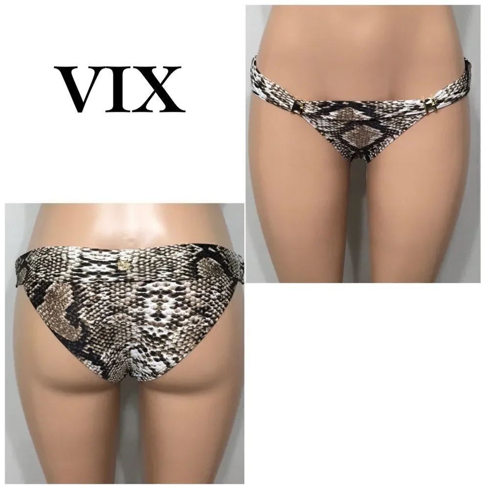 VIX snakeskin bikini bottom. NWOT